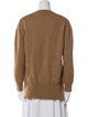 Sandro Camel Hair Crew Neck Sweater