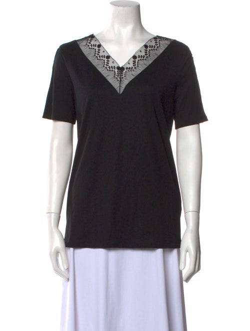 Sandro V-Neck Short Sleeve T-Shirt