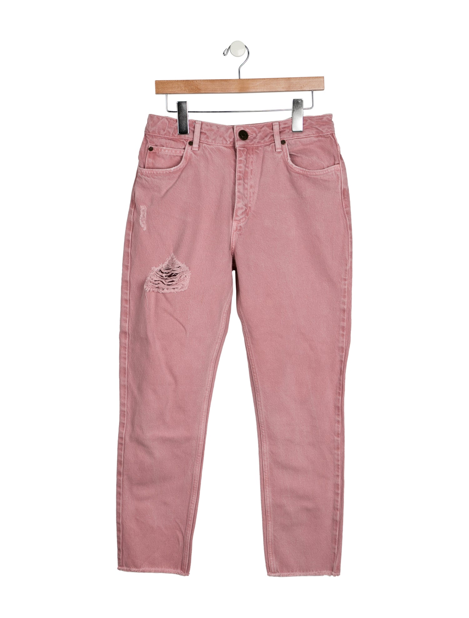 Sandro High-Rise Straight Leg Jeans