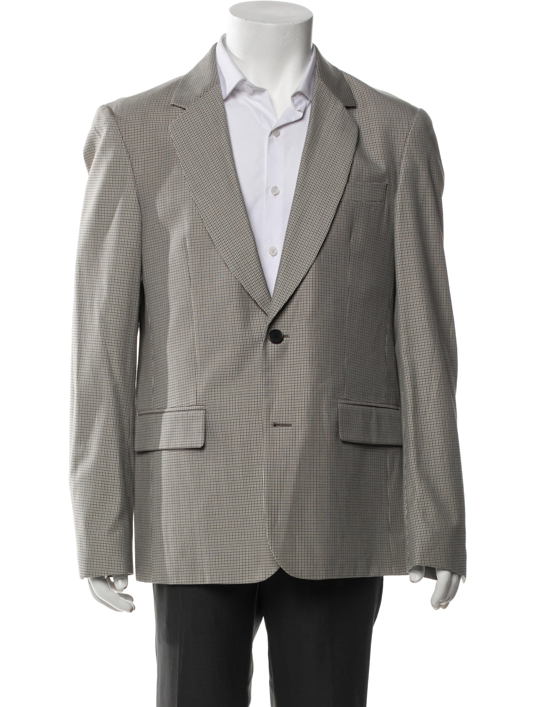 Sandro Virgin Wool Houndstooth Print Blazer w/ Tags