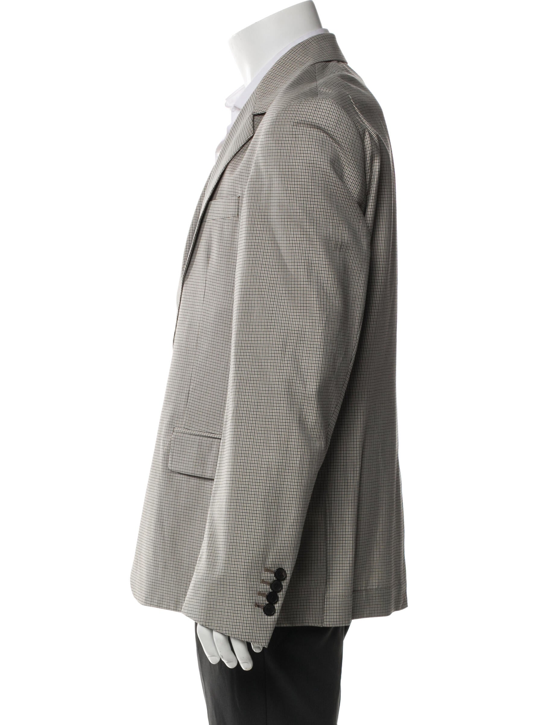 Sandro Virgin Wool Houndstooth Print Blazer w/ Tags