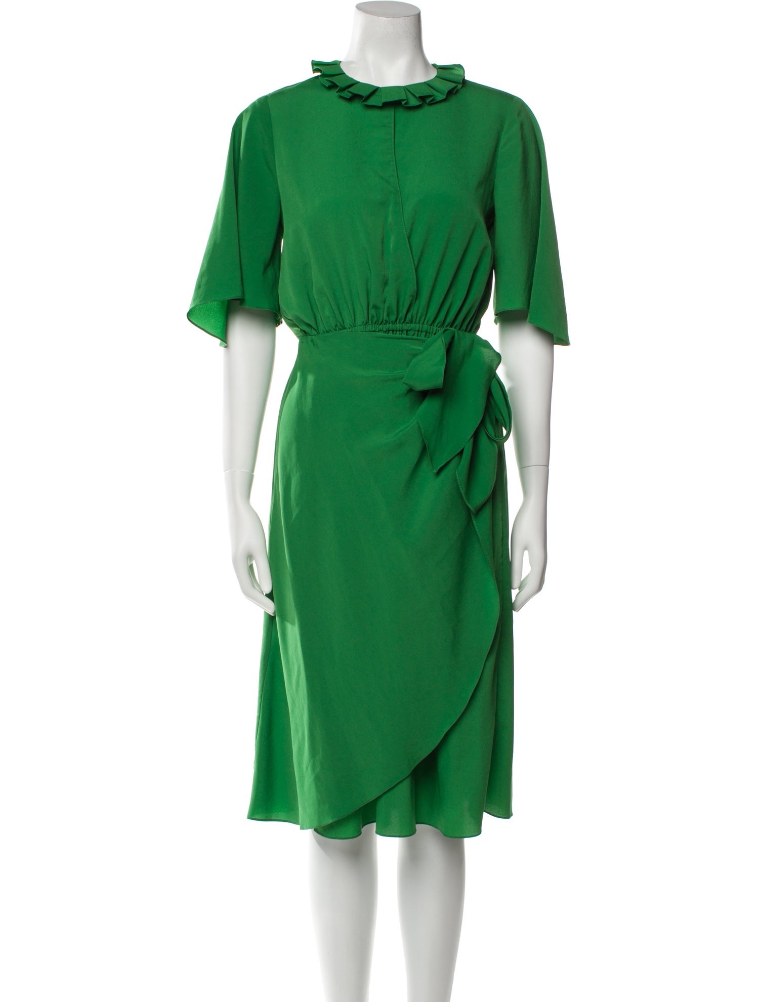 sandro paris green dress SANDRO DAY DREAM MAXI DRESS IN VISCOSE-KNIT MAXI DRESS main image 1