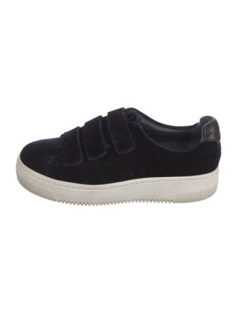 Sandro Velvet Sneakers