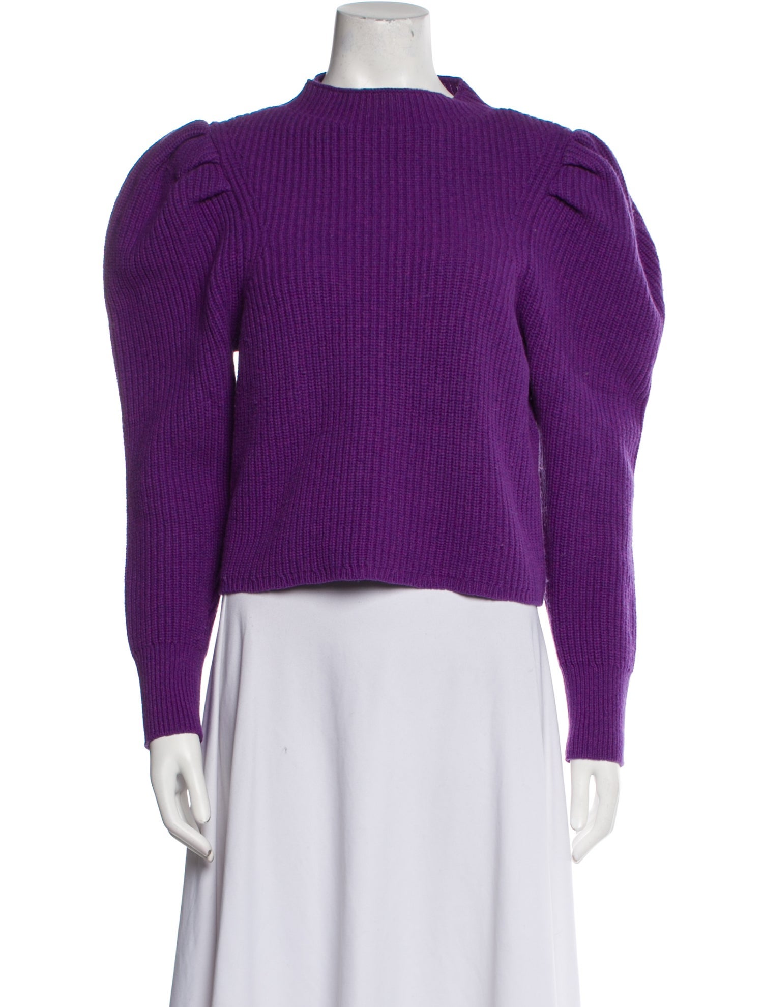 Sandro Wool Mock Neck Sweater