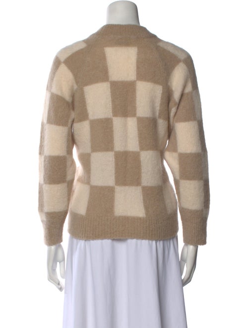 Sandro Printed Crew Neck Sweater