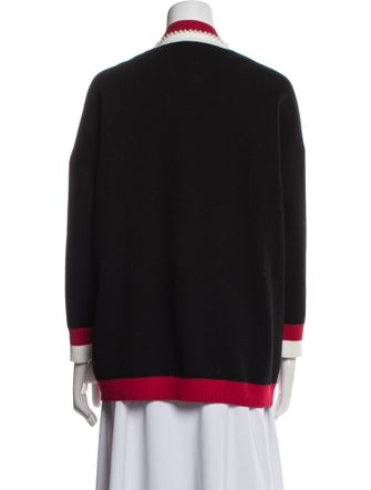 Sandro Striped Open Front Sweater