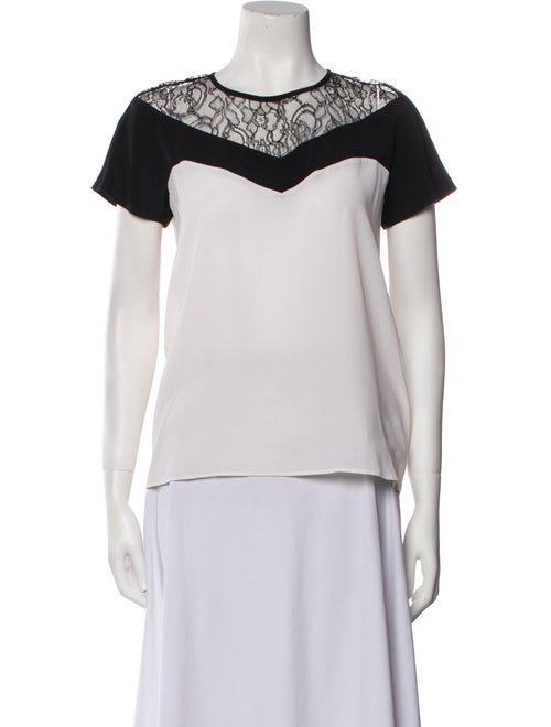 Sandro Crew Neck Short Sleeve Top