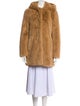 Sandro Faux Fur Coat
