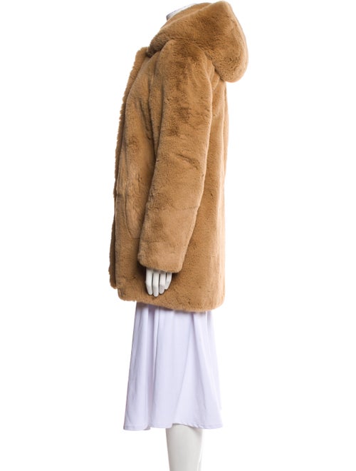 Sandro Faux Fur Coat