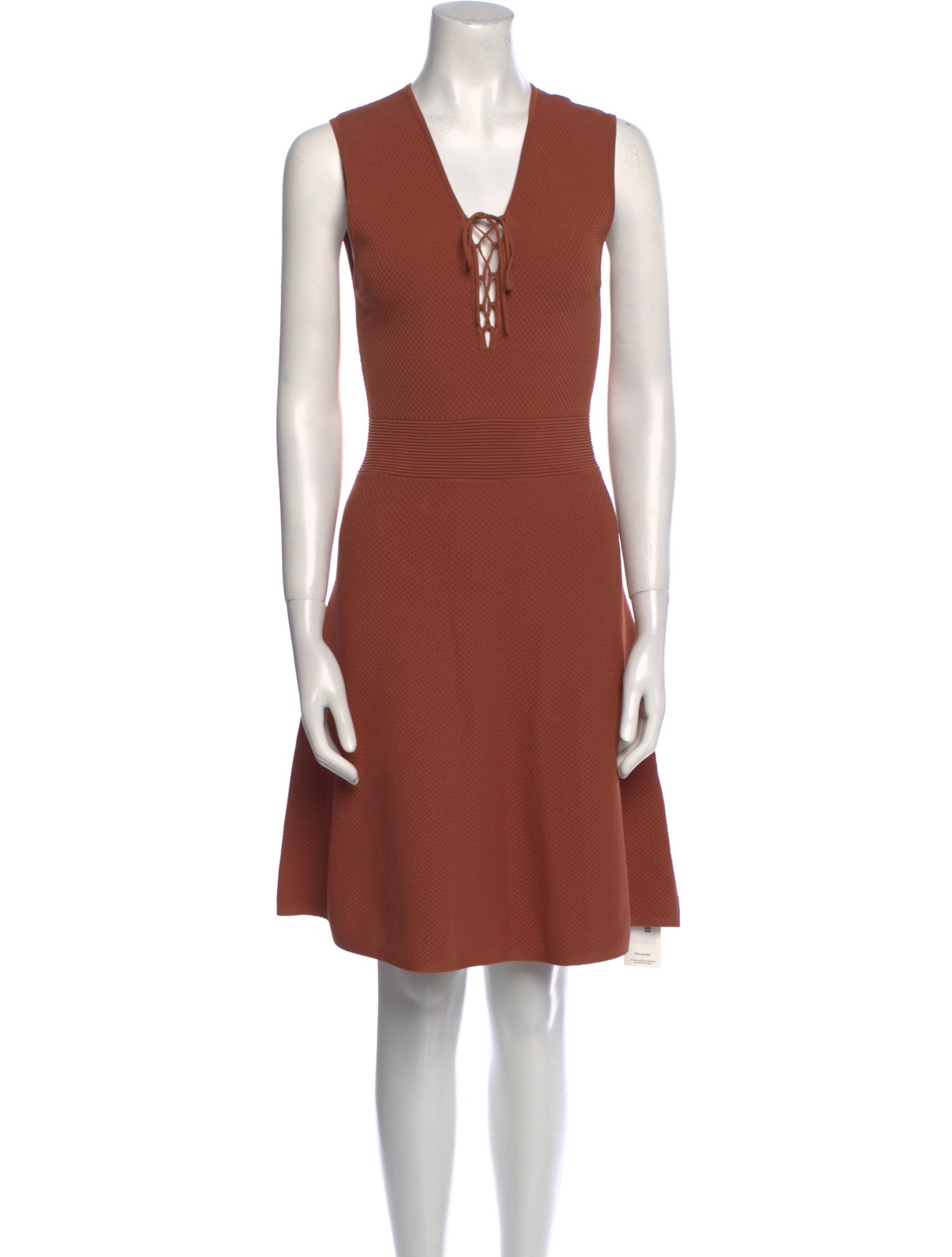 Sandro V-Neck Mini Dress