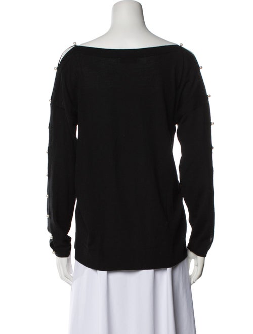 Sandro Wool Bateau Neckline Top