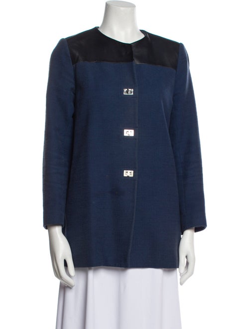 Sandro Plaid Print Blazer