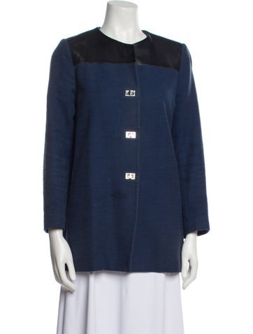 Sandro Jackets Plaid Print Blazer S