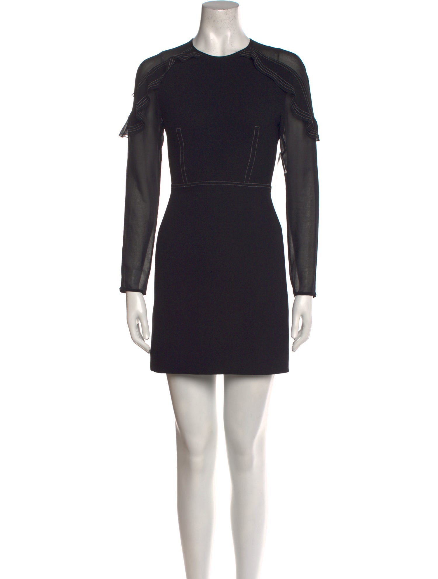 Sandro Crew Neck Mini Dress