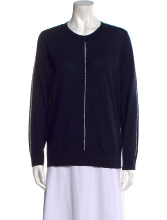 Sandro Wool Scoop Neck Sweater