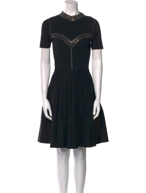 Sandro Mock Neck Knee-Length Dress