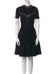 Sandro Mock Neck Knee-Length Dress