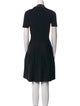 Sandro Mock Neck Knee-Length Dress