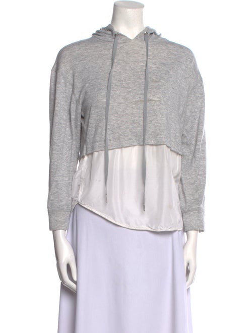 Sandro Mock Neck Long Sleeve Sweatshirt