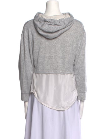 Sandro Mock Neck Long Sleeve Sweatshirt