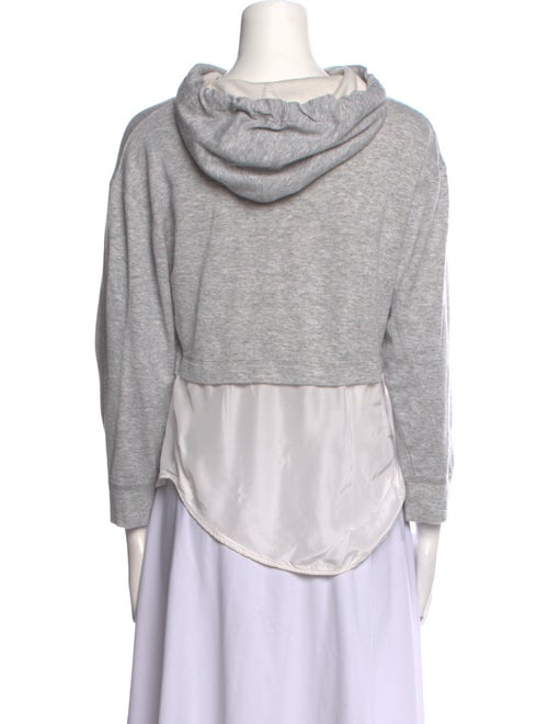 Sandro Mock Neck Long Sleeve Sweatshirt