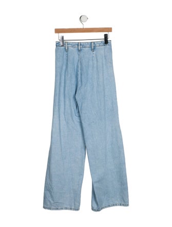 Sandro High-Rise Wide Leg Jeans