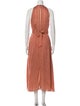 Sandro Crew Neck Long Dress