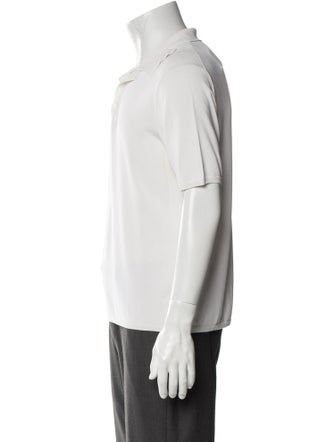 Sandro Collar Short Sleeve Polo Shirt