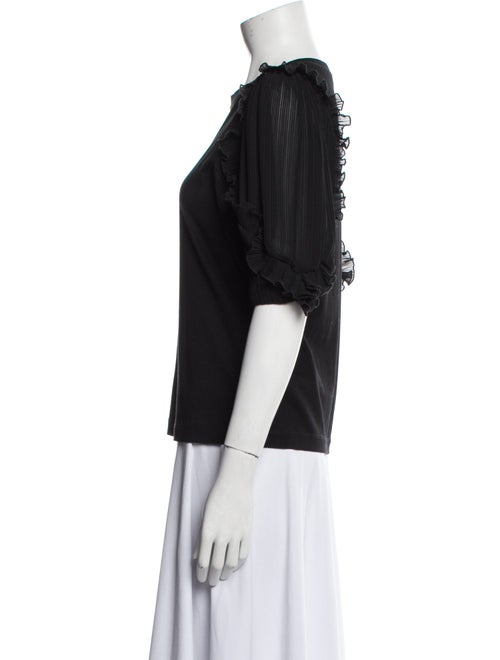 Sandro Crew Neck Short Sleeve Top