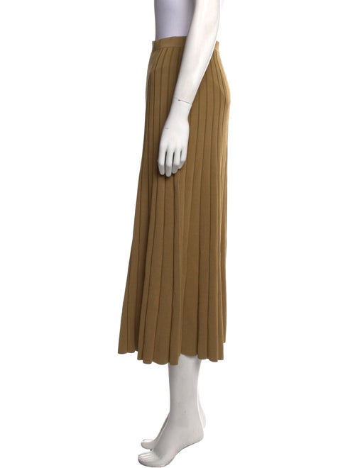 Sandro Pleated Accents Midi Length Skirt