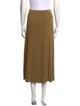 Sandro Pleated Accents Midi Length Skirt