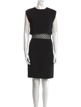 Sandro Mesh Accents Dress Set