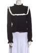Sandro Mock Neck Long Sleeve Sweatshirt