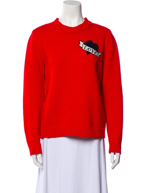 Sandro Wool Graphic Print Sweater