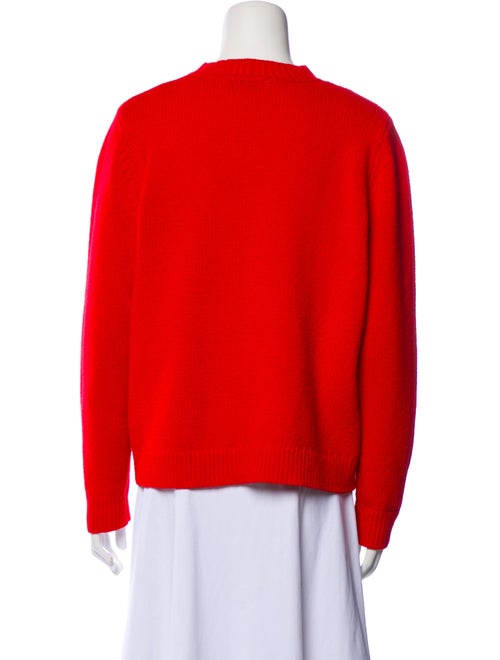 Sandro Wool Graphic Print Sweater