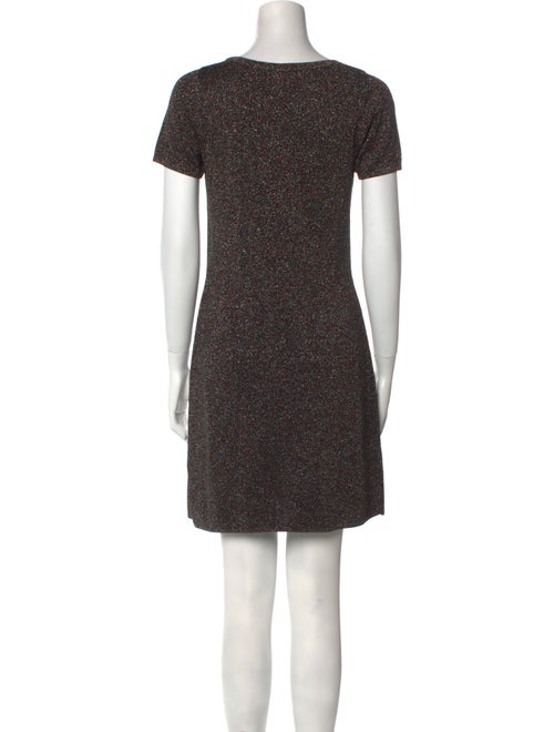 Sandro Scoop Neck Mini Dress
