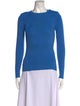 Sandro Crew Neck Long Sleeve Top