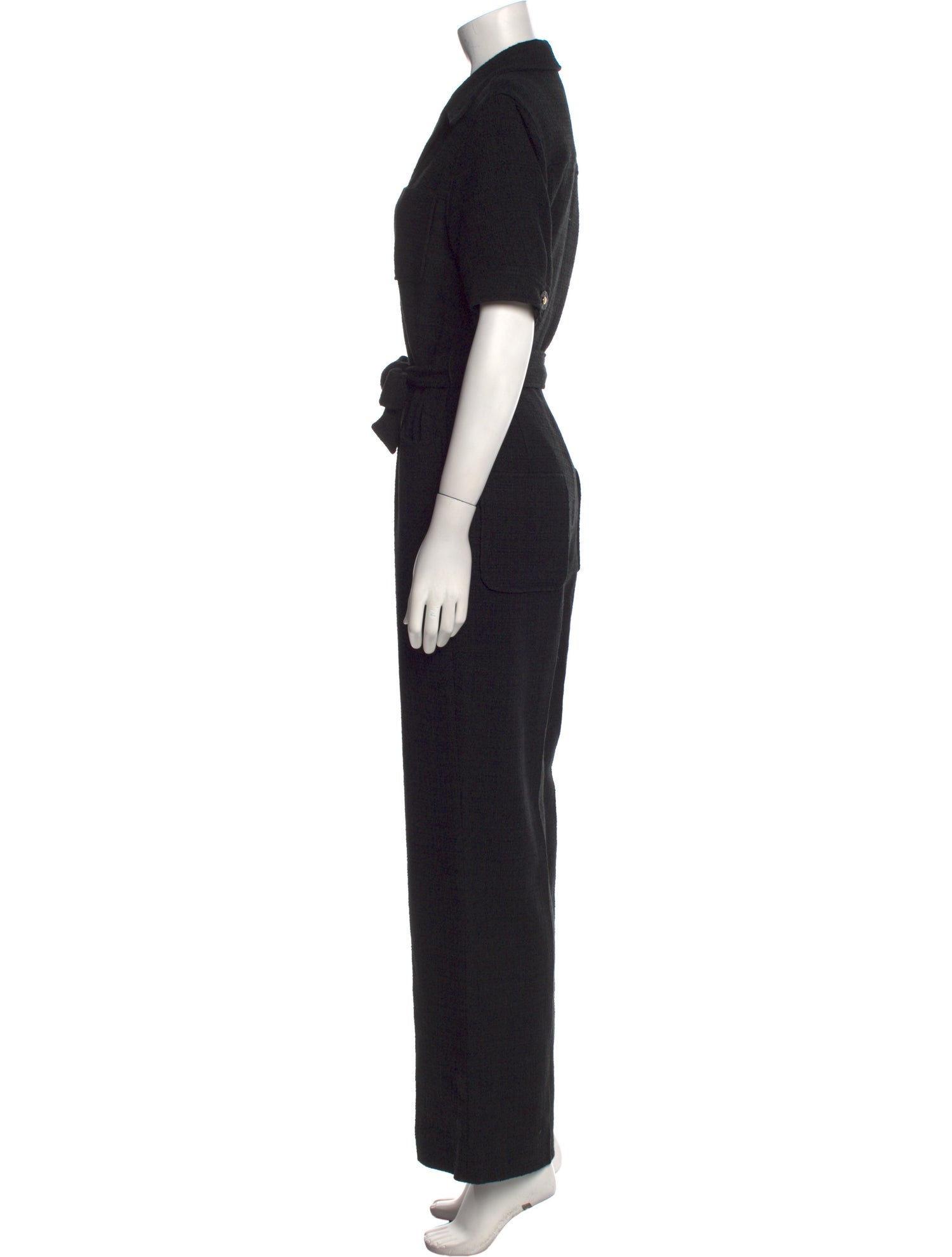 Sandro V-Neck Jumpsuit