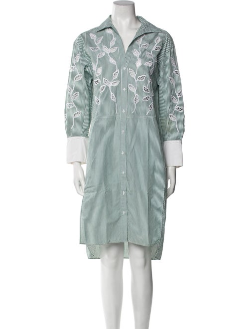 Sandro Striped Knee-Length Dress