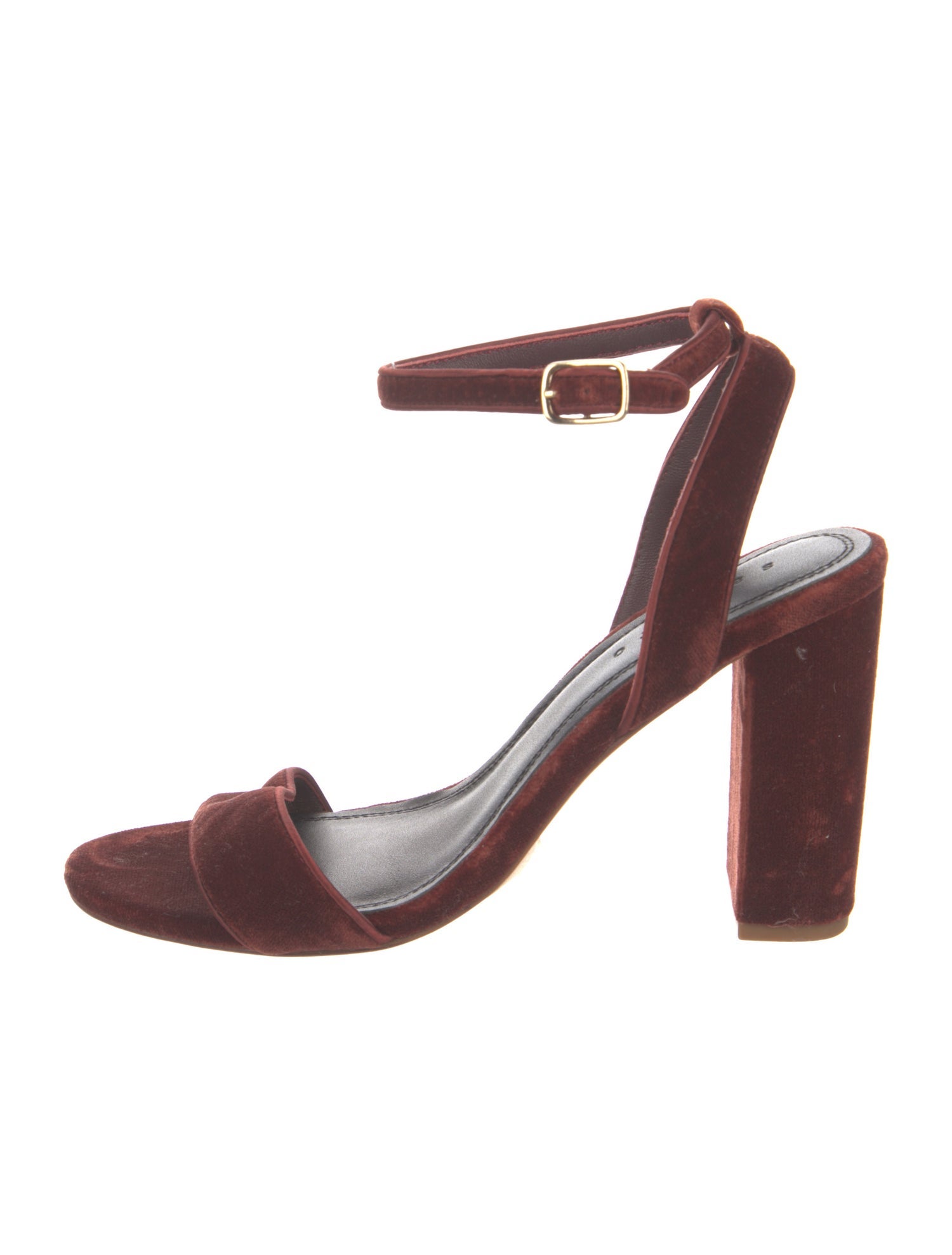 Sandro Velvet Sandals