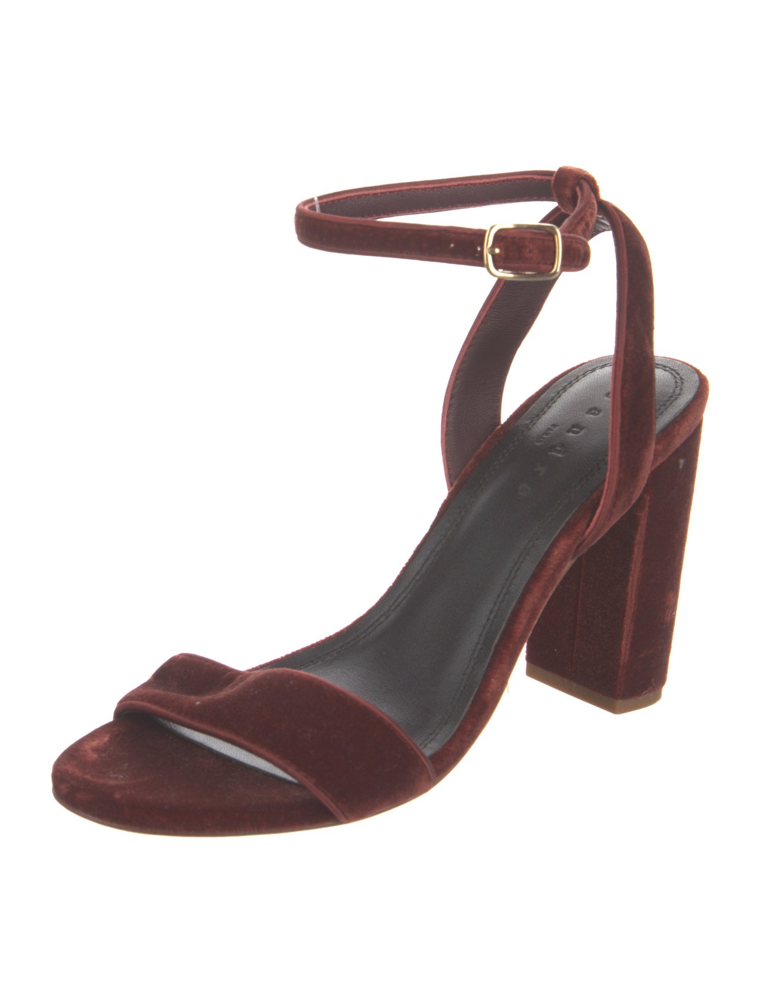 Sandro Velvet Sandals