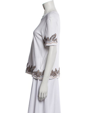 Sandro Crew Neck Short Sleeve T-Shirt