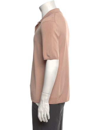 Sandro Collar Short Sleeve Polo Shirt