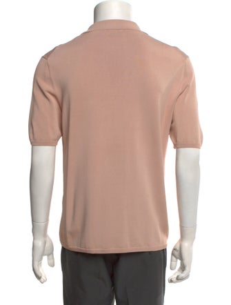 Sandro Collar Short Sleeve Polo Shirt