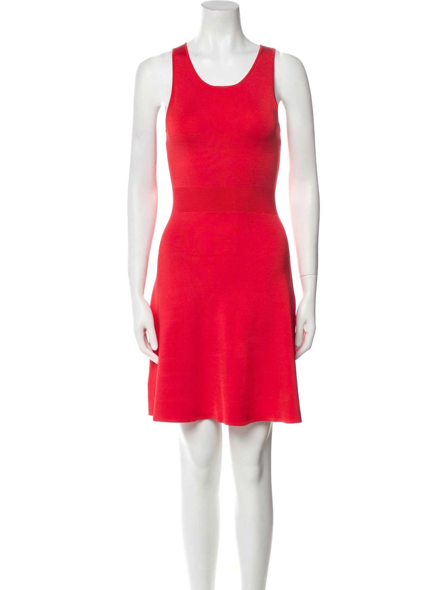 Sandro Scoop Neck Mini Dress