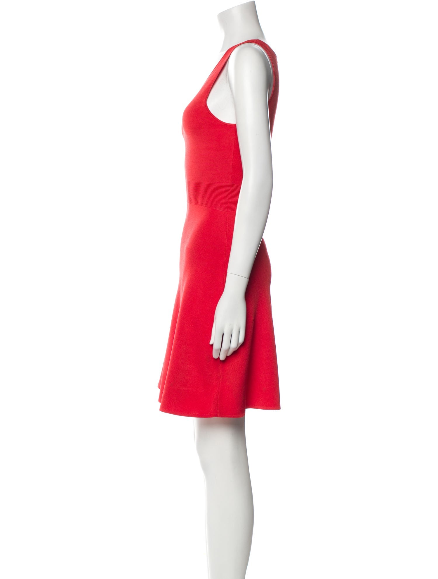 Sandro Scoop Neck Mini Dress