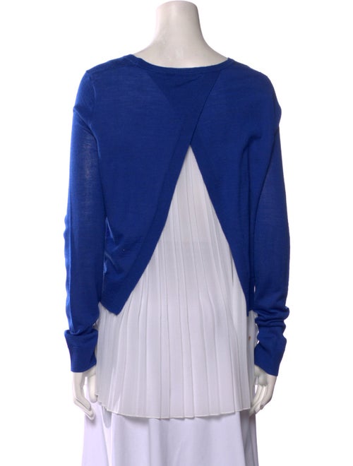 Sandro Bateau Neckline Long Sleeve Top