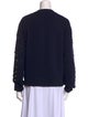 Sandro Crew Neck Long Sleeve Sweatshirt