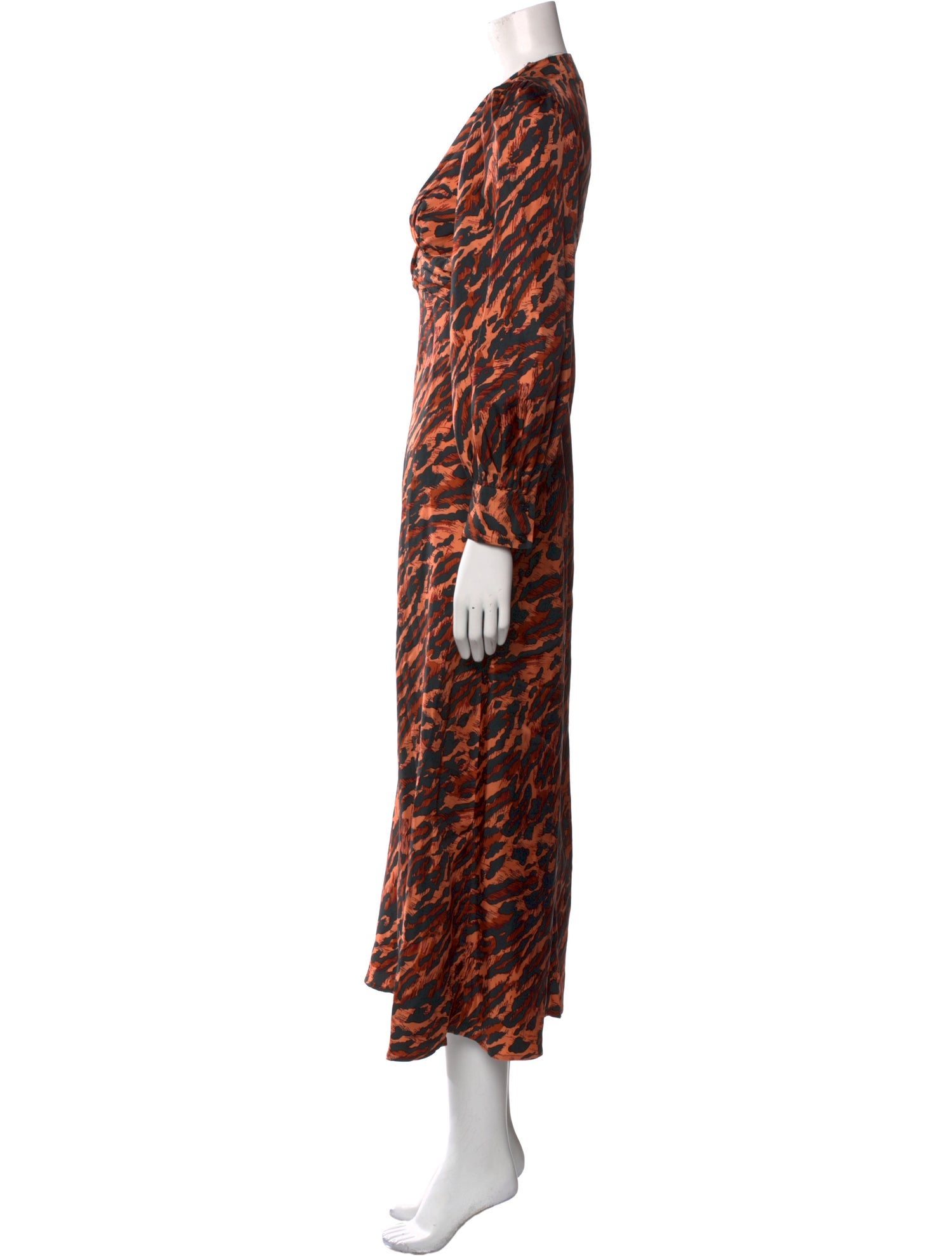 Sandro Silk Long Dress