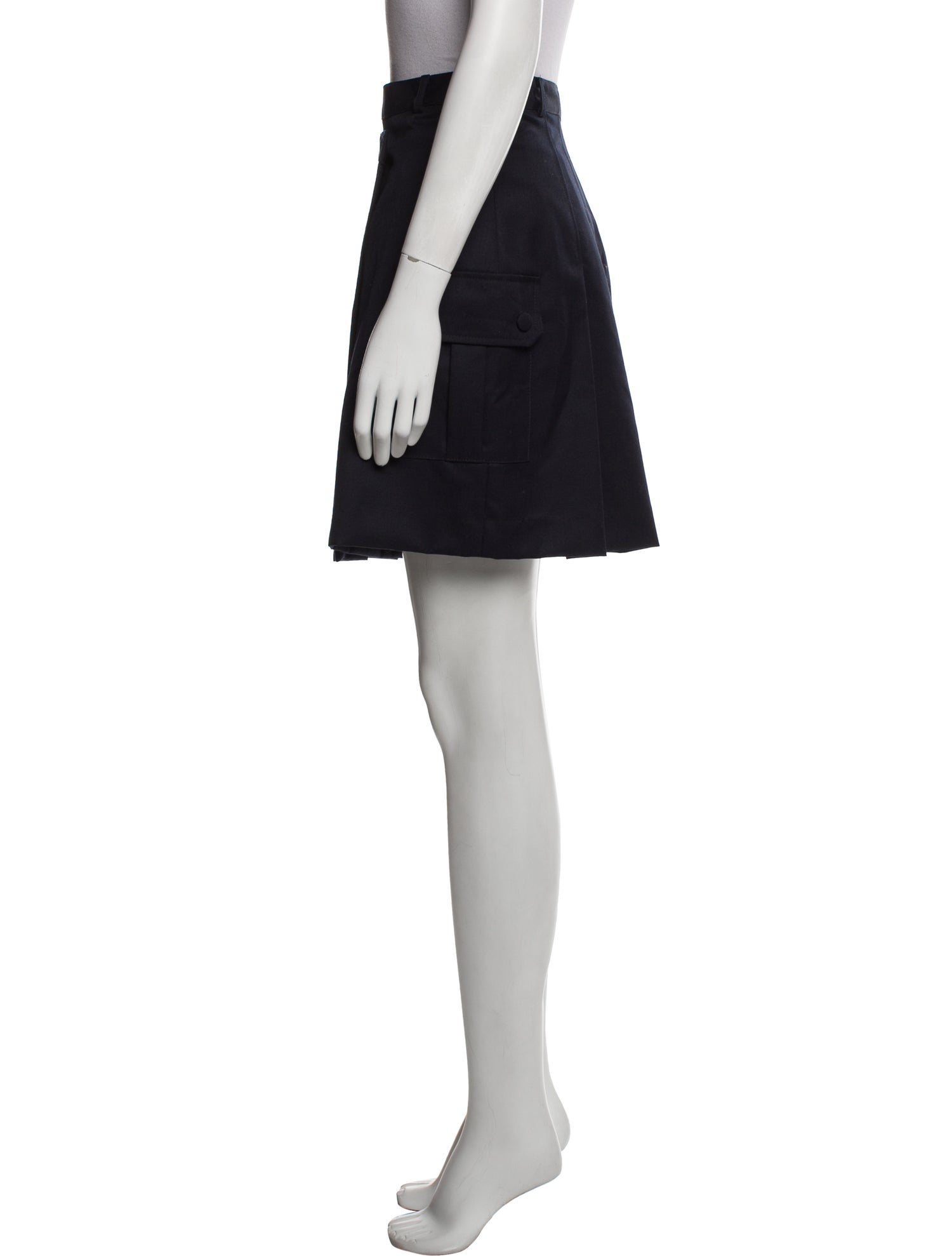 Sandro Ruffle Embellishment Mini Skirt